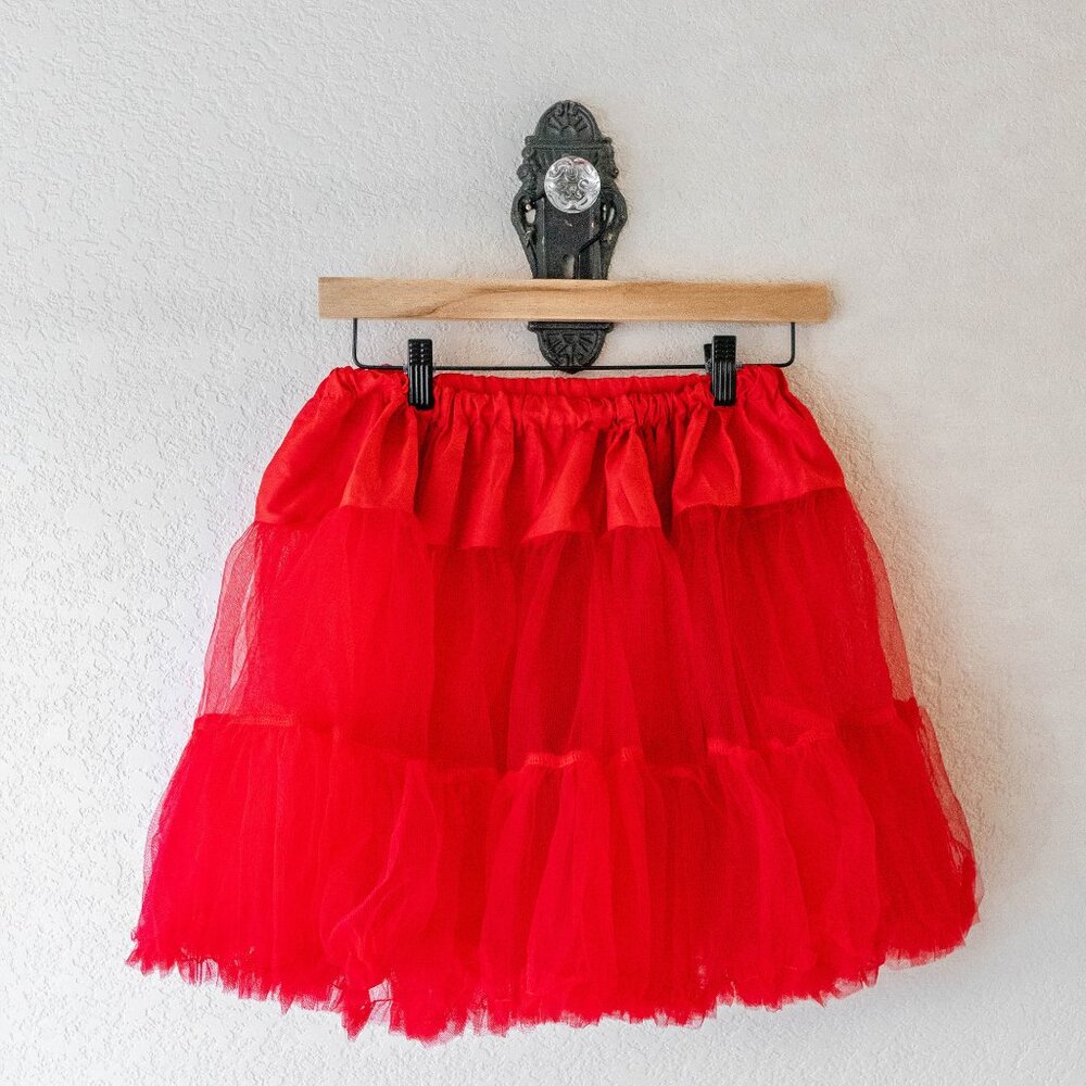 Joyin Red Pettiskirt Tutu Girls 4T Elastic Waist Dance Costume Skirt
